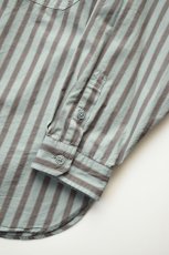画像15: kontor (コントール) Garment Dyed Stripe Shirt [MINT] (15)