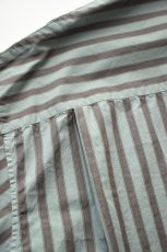 画像20: kontor (コントール) Garment Dyed Stripe Shirt [MINT] (20)