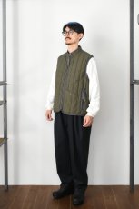 画像7: kontor (コントール) Quilting Insulation Vest [KHAKI] (7)