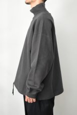 画像4: kontor (コントール) High Neck Pullover Sweat [CHARCOAL] (4)