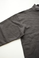 画像20: kontor (コントール) High Neck Pullover Sweat [CHARCOAL] (20)