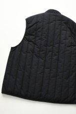 画像18: kontor (コントール) Quilting Insulation Vest [NAVY] (18)