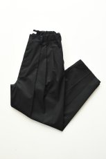 画像1: kontor (コントール) 3 Pleated Ventile Trousers [NAVY] (1)