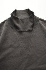 画像10: kontor (コントール) High Neck Pullover Sweat [CHARCOAL] (10)