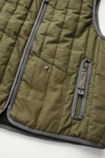画像16: kontor (コントール) Quilting Insulation Vest [KHAKI] (16)
