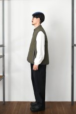 画像8: kontor (コントール) Quilting Insulation Vest [KHAKI] (8)
