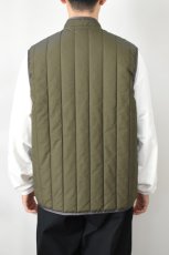 画像5: kontor (コントール) Quilting Insulation Vest [KHAKI] (5)