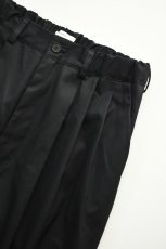 画像12: kontor (コントール) 3 Pleated Ventile Trousers [NAVY] (12)