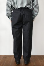 画像5: kontor (コントール) 3 Pleated Ventile Trousers [NAVY] (5)