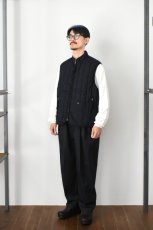 画像7: kontor (コントール) Quilting Insulation Vest [NAVY] (7)