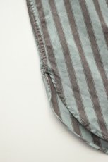 画像16: kontor (コントール) Garment Dyed Stripe Shirt [MINT] (16)