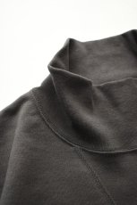 画像11: kontor (コントール) High Neck Pullover Sweat [CHARCOAL] (11)