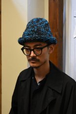画像6: Indietro Association (インディエトロアソシエーション) Roll Knit Cap [BLUE] (6)