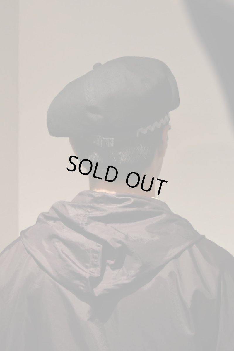 画像10: Indietro Association (インディエトロアソシエーション) 8 Panel Beret [BLACK] (10)