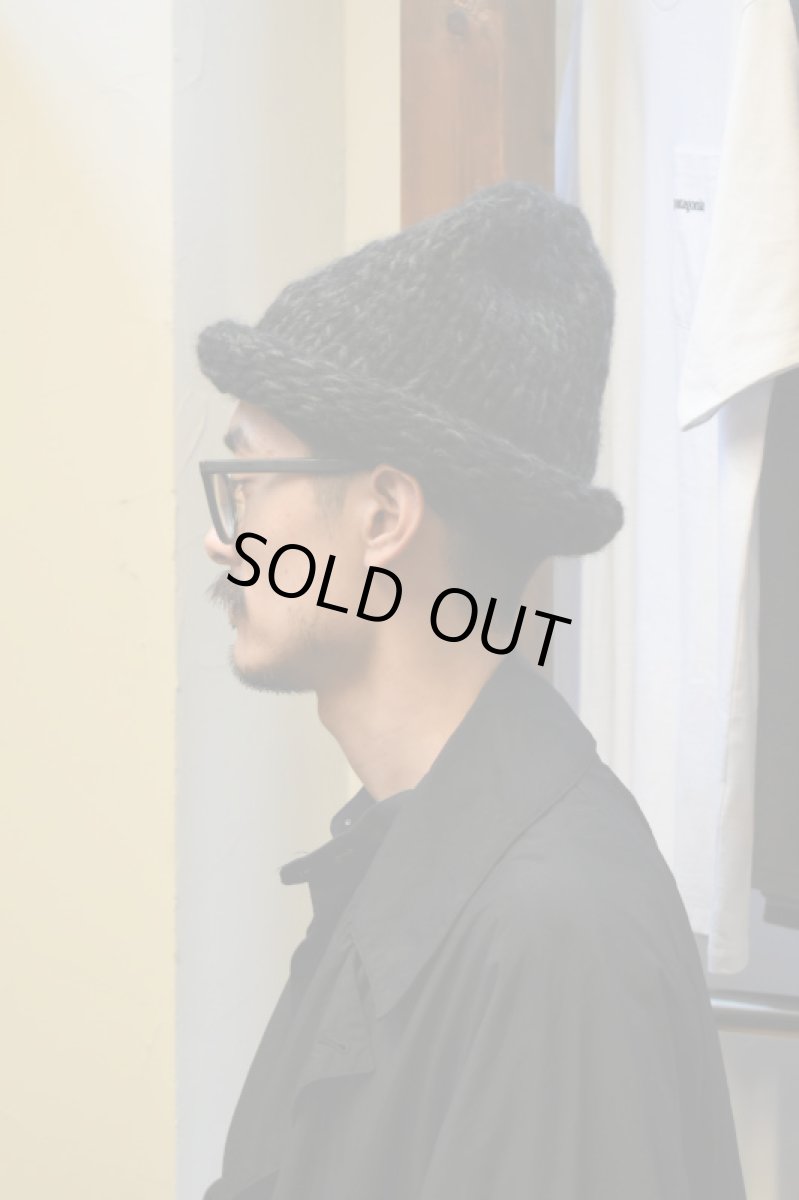 画像7: Indietro Association (インディエトロアソシエーション) Roll Knit Cap [BLACK] (7)