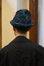 画像8: Indietro Association (インディエトロアソシエーション) Roll Knit Cap [BLUE] (8)