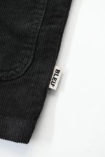 画像14: BLEU (ブルー) SHANGHAI JACKET CORDUROY [BLACK] (14)
