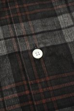 画像15: MOJITO (モヒート) ABSHINTH SHIRT Bar.2.0 Corduroy Plaid [BROWN] (15)