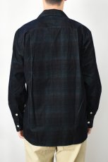 画像5: MOJITO (モヒート) ABSHINTH SHIRT Bar.2.0 Corduroy Plaid [GREEN] (5)