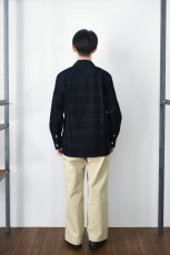 画像9: MOJITO (モヒート) ABSHINTH SHIRT Bar.2.0 Corduroy Plaid [GREEN] (9)