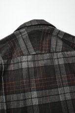 画像18: MOJITO (モヒート) ABSHINTH SHIRT Bar.2.0 Corduroy Plaid [BROWN] (18)