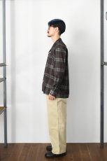 画像8: MOJITO (モヒート) ABSHINTH SHIRT Bar.2.0 Corduroy Plaid [BROWN] (8)