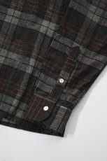 画像14: MOJITO (モヒート) ABSHINTH SHIRT Bar.2.0 Corduroy Plaid [BROWN] (14)