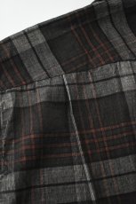 画像20: MOJITO (モヒート) ABSHINTH SHIRT Bar.2.0 Corduroy Plaid [BROWN] (20)