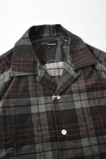 画像10: MOJITO (モヒート) ABSHINTH SHIRT Bar.2.0 Corduroy Plaid [BROWN] (10)