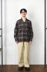 画像6: MOJITO (モヒート) ABSHINTH SHIRT Bar.2.0 Corduroy Plaid [BROWN] (6)