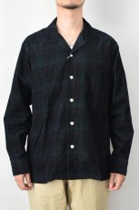 画像3: MOJITO (モヒート) ABSHINTH SHIRT Bar.2.0 Corduroy Plaid [GREEN] (3)