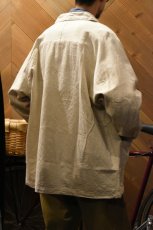 画像5: SOWBOW (ソウボウ) SOWBOW SHIRT SPORT JACKET 10oz HEMP DENIM [NATURAL] (5)