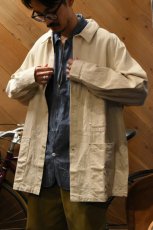 画像3: SOWBOW (ソウボウ) SOWBOW SHIRT SPORT JACKET 10oz HEMP DENIM [NATURAL] (3)