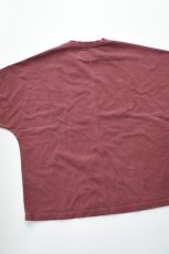 画像7: kontor (コントール) Pigment Dyed Dolman Sleeve Tee [BORDEAUX] (7)
