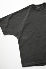 画像4: kontor (コントール) Pigment Dyed Dolman Sleeve Tee [CHARCOAL] (4)