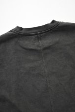 画像8: kontor (コントール) Pigment Dyed Dolman Sleeve Tee [CHARCOAL] (8)