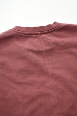 画像8: kontor (コントール) Pigment Dyed Dolman Sleeve Tee [BORDEAUX] (8)