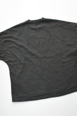 画像7: kontor (コントール) Pigment Dyed Dolman Sleeve Tee [CHARCOAL] (7)