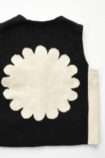 画像1: Hilos De Tradición (イロデトラディション) Oaxaca Rug Vest [SOL/BLACK/NATURAL] (1)