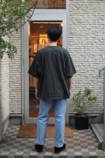 画像9: kontor (コントール) Pigment Dyed Dolman Sleeve Tee [CHARCOAL] (9)