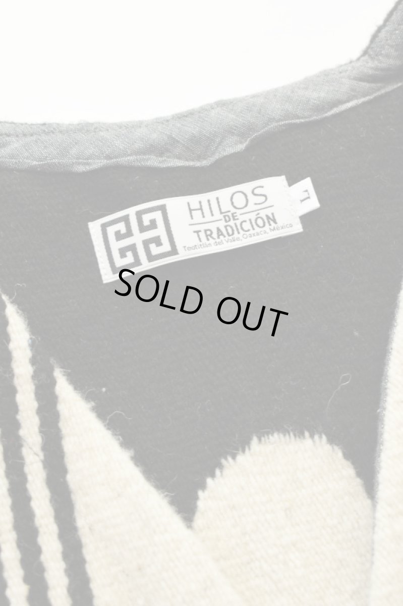画像4: Hilos De Tradición (イロデトラディション) Oaxaca Rug Vest [SOL/BLACK/NATURAL] (4)