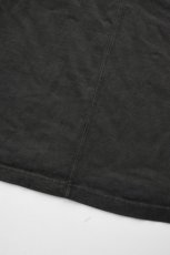 画像9: kontor (コントール) Pigment Dyed Dolman Sleeve Tee [CHARCOAL] (9)