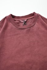 画像3: kontor (コントール) Pigment Dyed Dolman Sleeve Tee [BORDEAUX] (3)