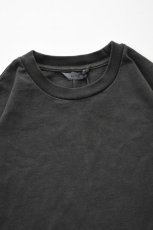 画像3: kontor (コントール) Pigment Dyed Dolman Sleeve Tee [CHARCOAL] (3)