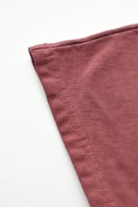 画像6: kontor (コントール) Pigment Dyed Dolman Sleeve Tee [BORDEAUX] (6)