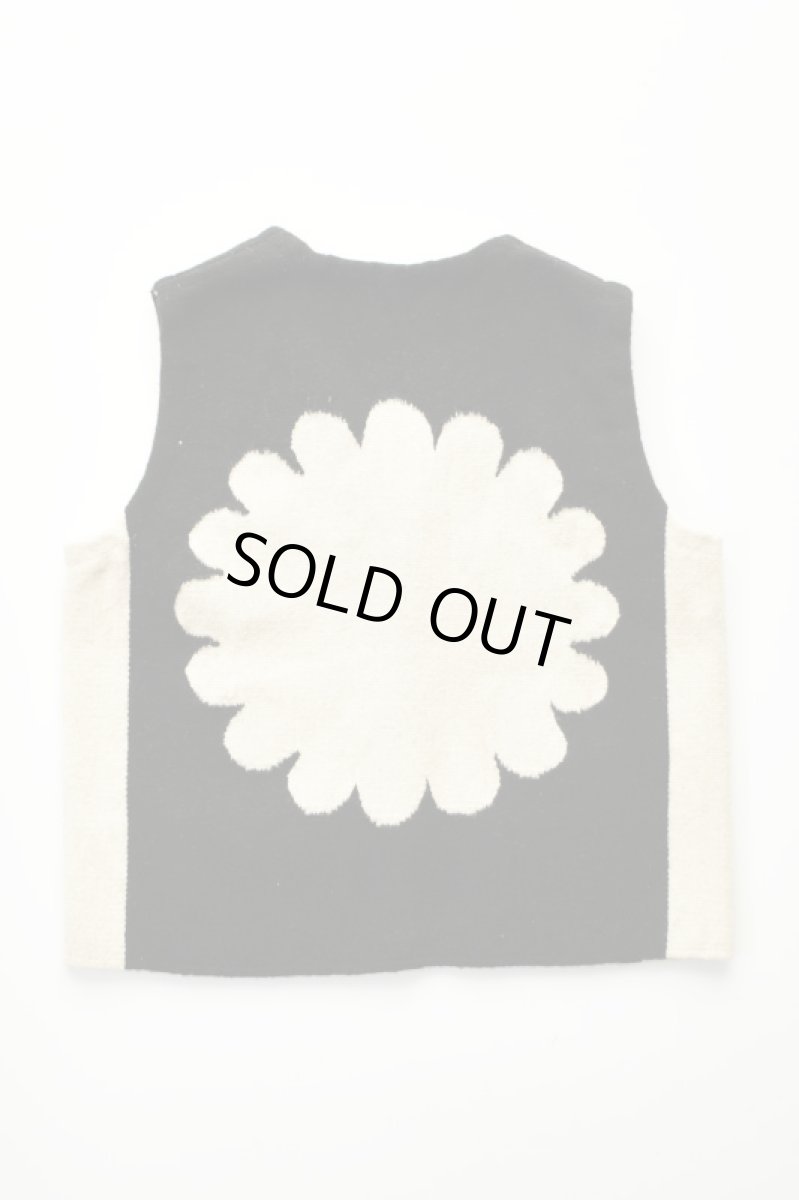 画像10: Hilos De Tradición (イロデトラディション) Oaxaca Rug Vest [SOL/BLACK/NATURAL] (10)