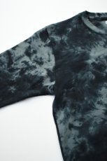 画像17: jawandi (ジャワンディ) TIE DYE CREW SWEAT [GRAY/BLACK] (17)