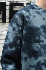 画像13: jawandi (ジャワンディ) TIE DYE CREW SWEAT [GRAY/BLACK] (13)