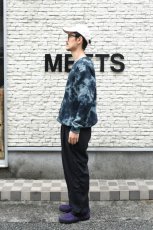 画像7: jawandi (ジャワンディ) TIE DYE CREW SWEAT [GRAY/BLACK] (7)