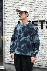 画像9: jawandi (ジャワンディ) TIE DYE CREW SWEAT [GRAY/BLACK] (9)